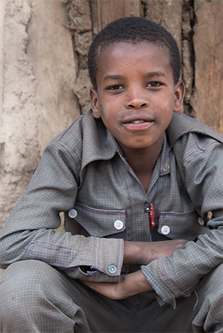 Boy in ethiopia