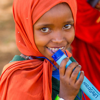 girl lifestraw