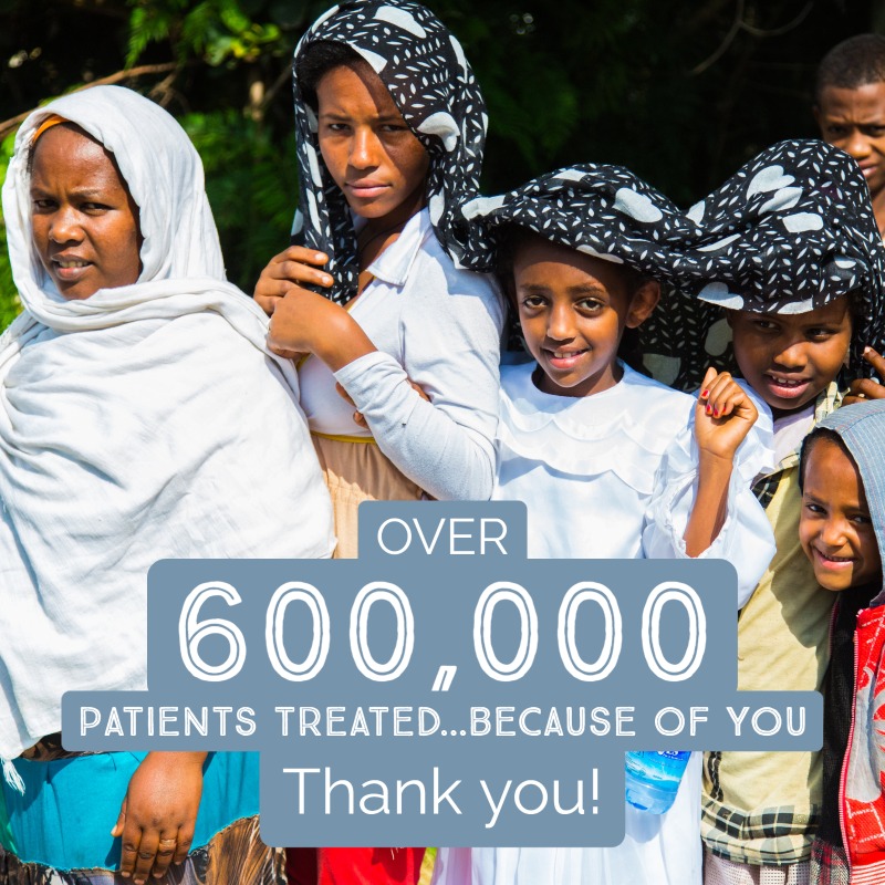 JVMI has treated over 600,000 patients in its medical outreaches!