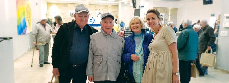 Providing aid for Holocaust survivors