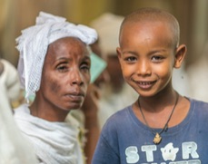 Woman and Child In Gondar, Ethiopia