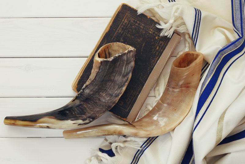 Shofars, Torah, and Tallit