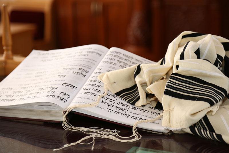 Tallit and Hebrew scripture