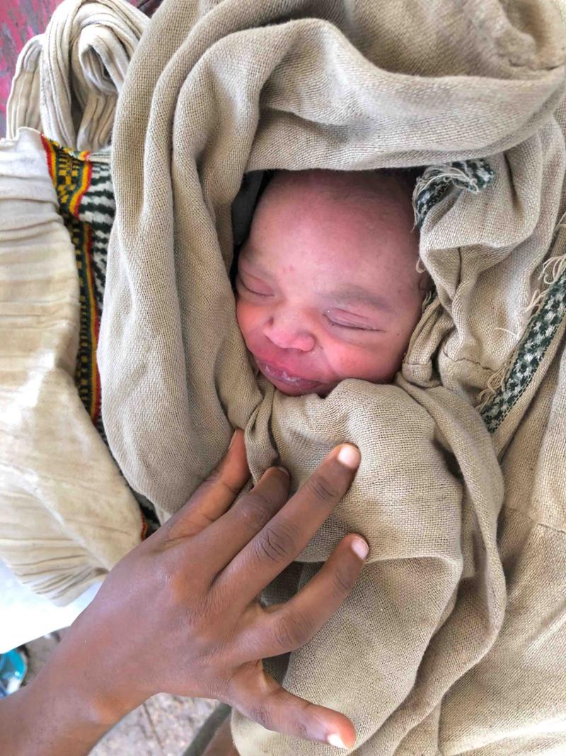 baby in a basket 